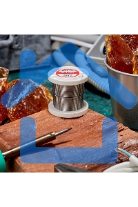 Припой с канифолью ПОС-61, 100г, Ø1мм, (олово 61%, свинец 39%), катушка Rexant