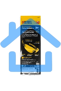 Очки защитные открытые, поликарбонатные, желтая линза, 2х комп.дужки Denzel