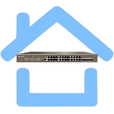 Коммутатор 24PORT 1000M POE 4SFP G5328P-24-410W IP-COM