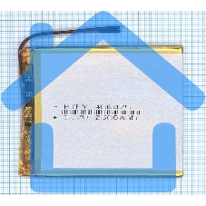 Аккумулятор Li-Pol (батарея) 4*60*75мм 2pin 3.7V/2500mAh