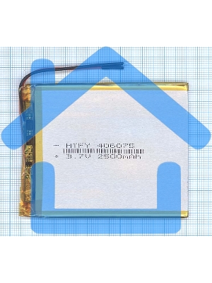 Аккумулятор Li-Pol (батарея) 4*60*75мм 2pin 3.7V/2500mAh