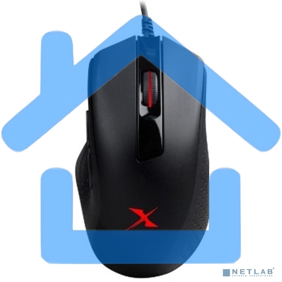 Мышь проводная A4Tech Bloody X5 Max черный, 10000 dpi, USB, кнопки - 9