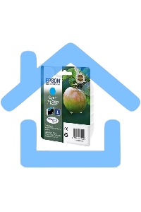 Картридж струйный Epson T1292 (C13T12924012/C13T12924011/C13T12924010) голубой (7 мл) для SX420/425/525WD/B42WD/BX320FW/BX625WFD