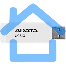 Флешка USB ADATA UC310 (UC310-128G-RWH), 128 Gb, USB 3.2 Gen1, R/W 100/30, белый