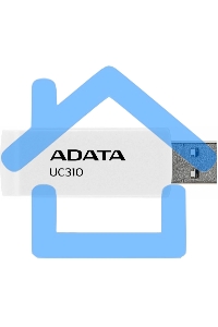 Флешка USB ADATA UC310 (UC310-128G-RWH), 128 Gb, USB 3.2 Gen1, R/W 100/30, белый