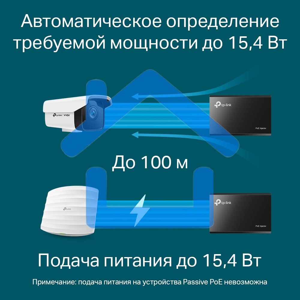 Адаптер инжектор TP-Link SMB TL-PoE150S PoE