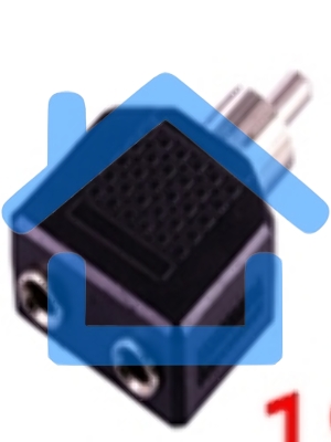 Разетвитель RCA (тюльпан) папа на 2 miniJack мама 1 канал