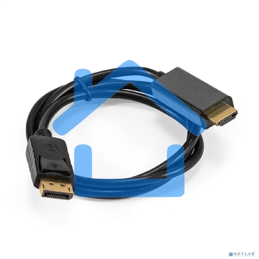 Кабель DisplayPort-HDMI ExeGate EX-CC-DP-HDMI-1.0 (20M/19M, 1,0м, экран)