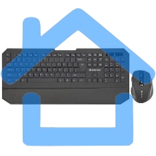 Комплект клавиатура + мышь Defender Berkeley C-925 Nano B черный