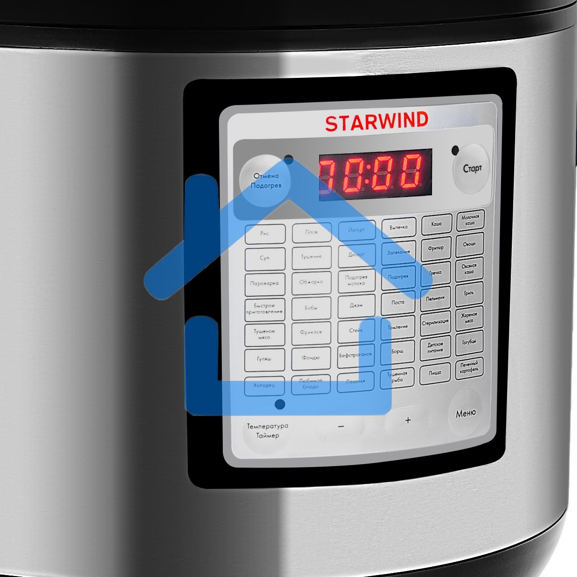 Мультиварка Starwind SMC4201 5л 700Вт серебристый/черный
