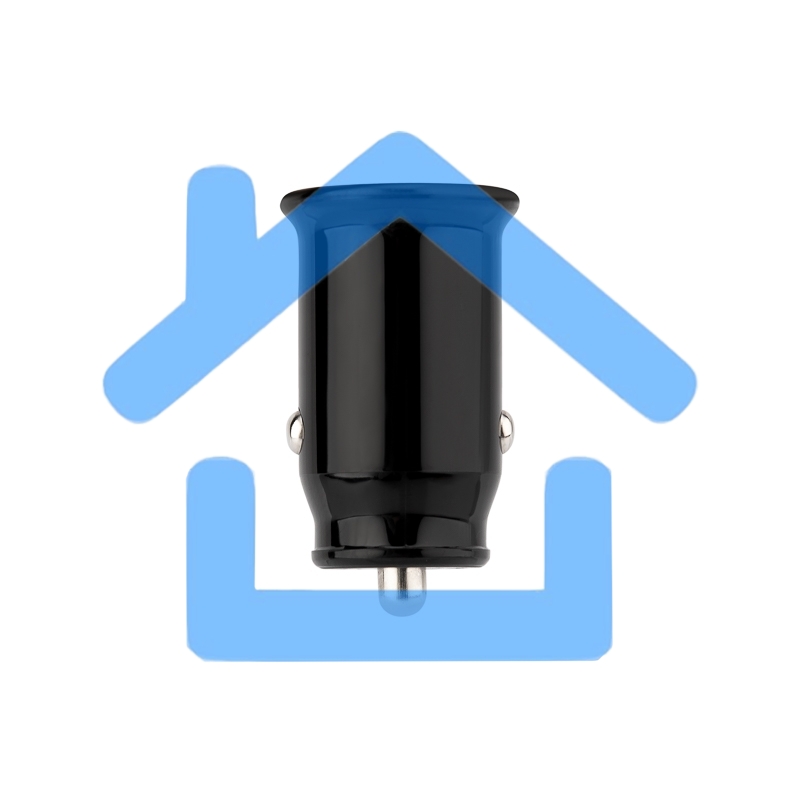 Автозарядка в прикуриватель Rexant АЗУ USB-A+USB-C, 2.4 A черный