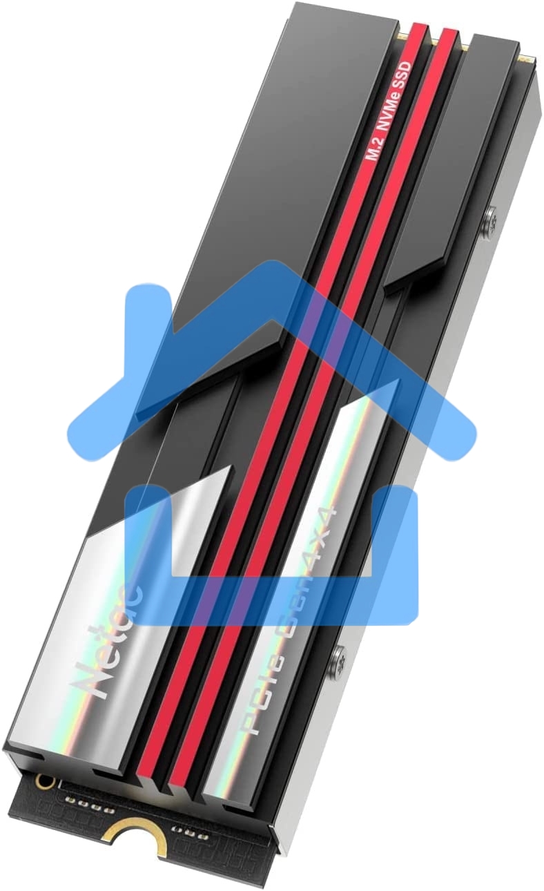 Накопитель SSD Netac NV7000, 1Tb, M.2 2280, PCIe 4.0 x4, NVMe, R/W 7200/5500, с радиатором