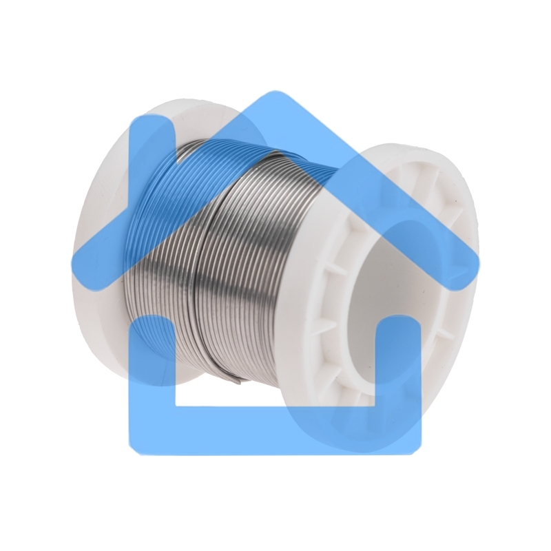 Припой с канифолью ПОС-61, 100г, Ø1мм, (олово 61%, свинец 39%), катушка Rexant