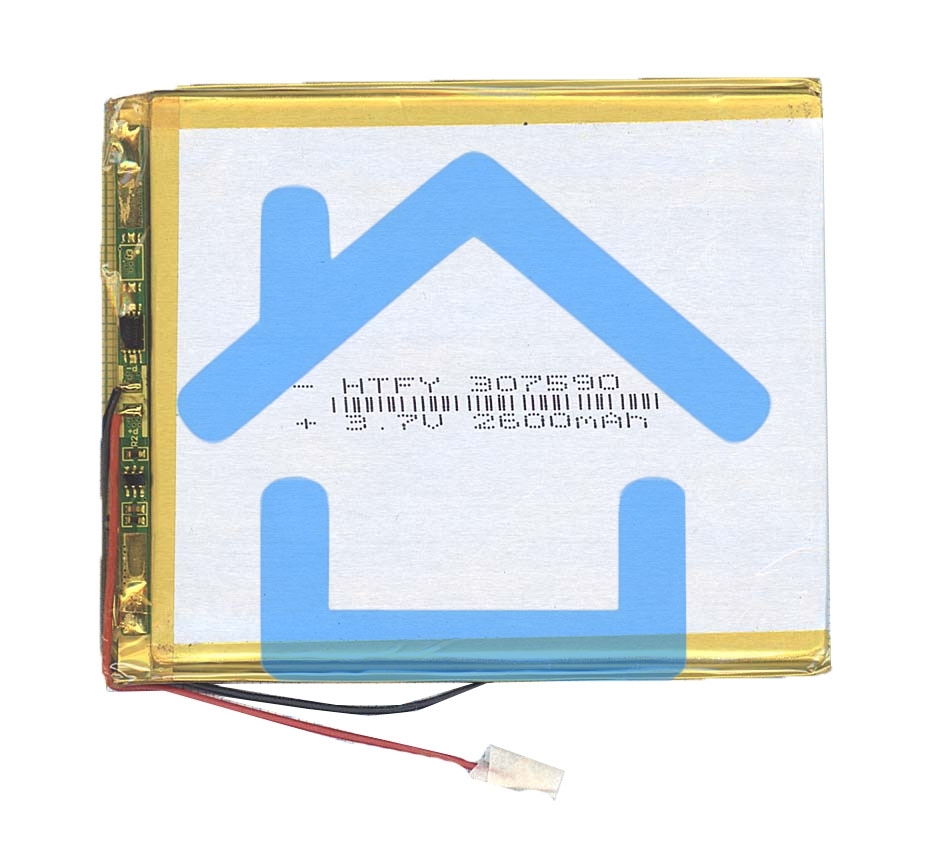 Аккумулятор Li-Pol (батарея) 3*75*90мм 2pin 3.7V/2600mAh