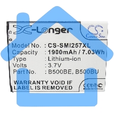 Аккумулятор CameronSinoCS-SMI257XL (B500AE) для Galaxy S4 mini GT-I9190 3.7V / 1900mAh / 7.03Wh