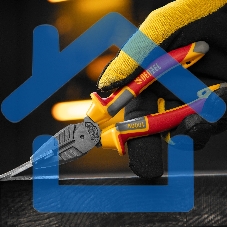 Плоскогубцы комбинированные, диэлектрические трехкомпонентные рукоятки до 1000 В, 165 мм Denzel