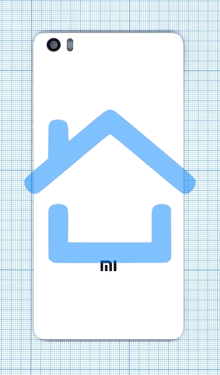 Задняя крышка для Xiaomi Mi Note  белый
