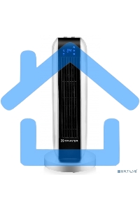 Тепловентилятор 4802BR BRAYER, 2000 Вт, 2 уров.мощ, вращ.корп 35°, LED-диспл, пульт ДУ, таймер