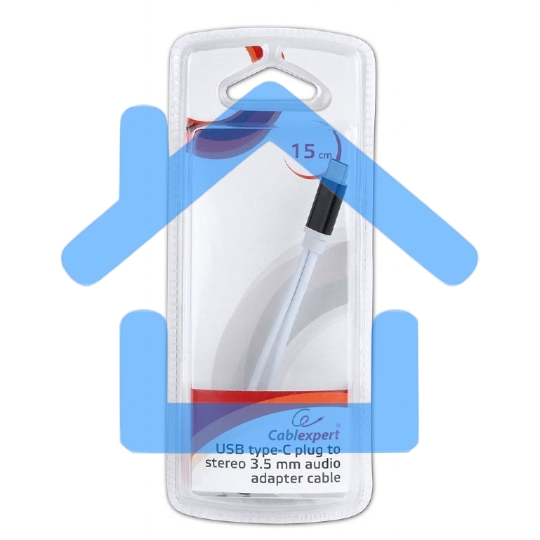 Переходник Cablexpert USB Type-C/Jack3.5 F+ Type-C F, черный, пакет (CCA-UC3.5F-02)