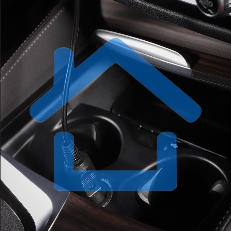 Автозарядка с индикатором (разъем 1.4х3.4) (АЗУ) шнур прямой 1.5 м Rexant