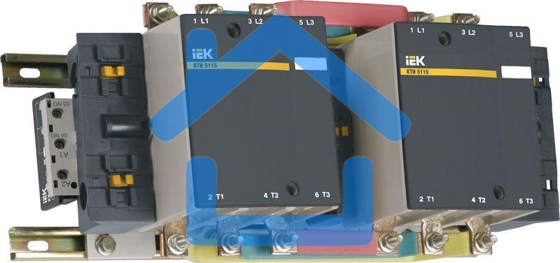 Контактор КТИ-53303 реверс 330А 230В/AC3 ИЭК KKT53-330-230-10