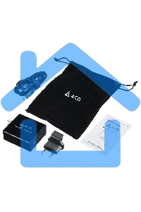 Сетевое зарядное устройство ACD-P602W-V1B 60Вт, 2xUSB 1PD+1QC, 3.6~20В/3А RTL