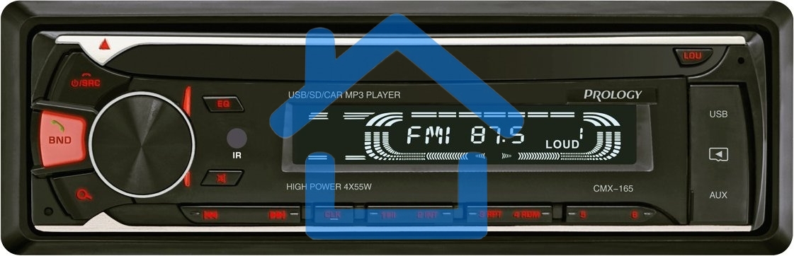 Автомагнитола Prology CMX-165 1DIN 4x55Вт