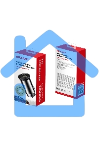 Автозарядка в прикуриватель Rexant АЗУ USB-A+USB-C, 2.4 A черный