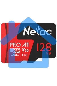 Флеш карта MicroSD card Netac P500 Extreme Pro 128Gb, retail version w/SD adapter