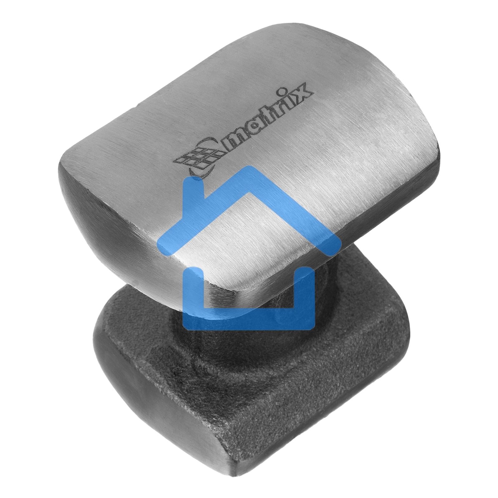 Набор рихтовочный Matrix, 3 молотка с фибергласовыми ручками, 4 наковальни, в пласт. боксе