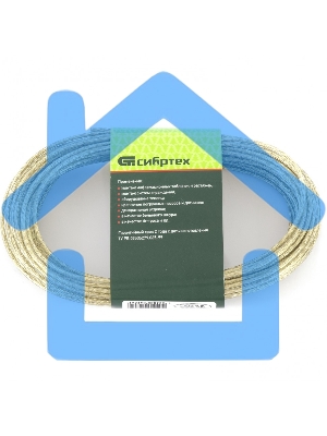 Трос СИБРТЕХ металлополимерный прозрачный ПР-3,0, 47629