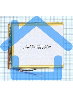 Аккумулятор Li-Pol (батарея) 3*75*90мм 2pin 3.7V/2600mAh