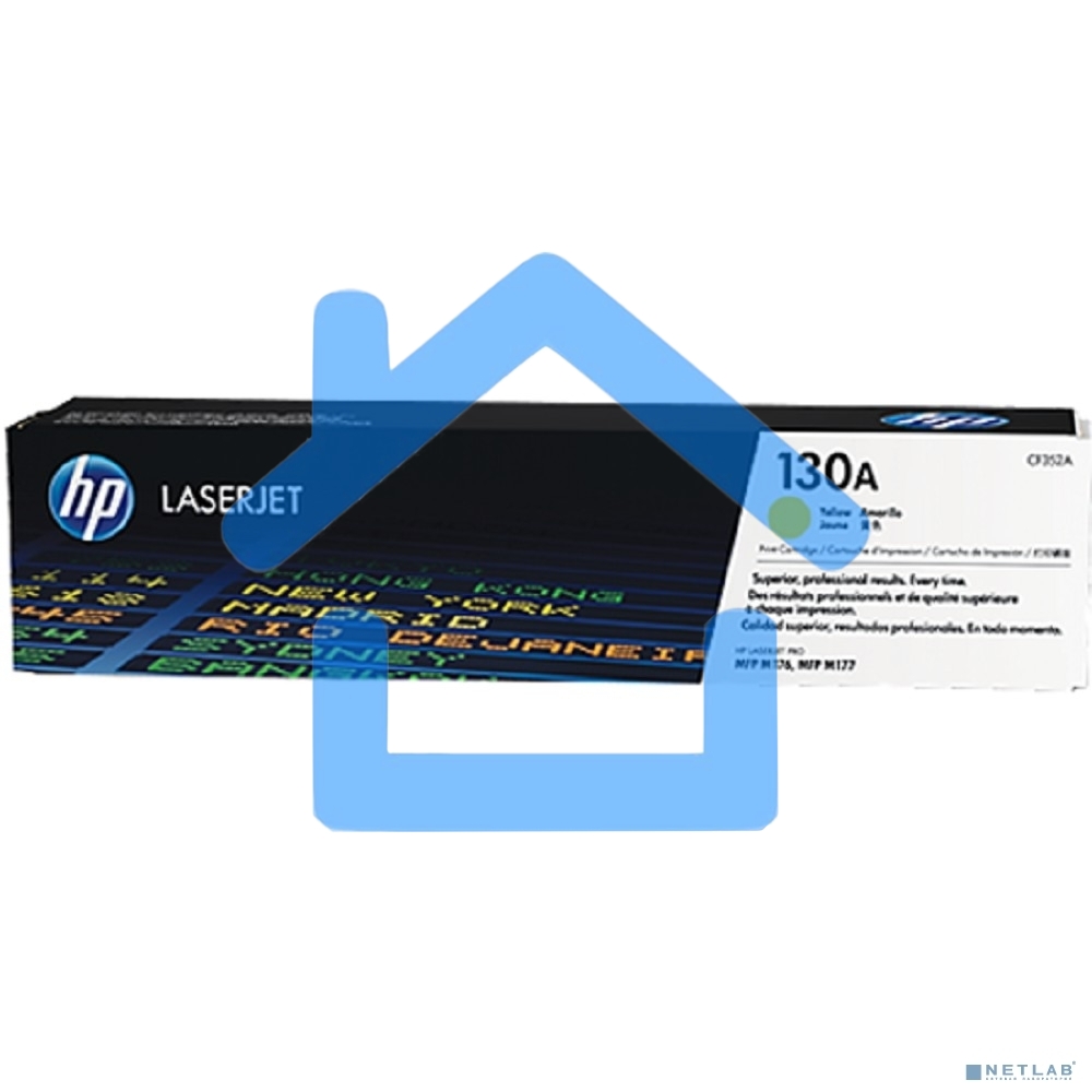 Тонер Картридж HP 130A CF352A желтый для HP M153/M176/M177