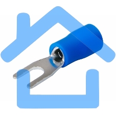 Наконечник вилочный изолированный 3.2 мм 1.5-2.5 мм² (НВи 2.5-3) синий Rexant