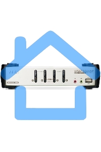 Переключатель консоли электронный, 4 порта PS/1 4 Port USB2.0 KVMP Switch with OSD