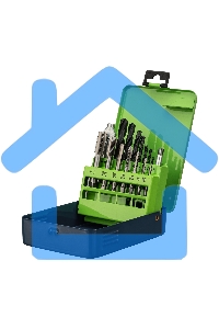 Набор сверл (2,5-10,2), метчиков(М3-М12), 15 предметов Сибртех