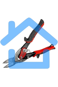 Ножницы по металлу Matrix, 250 мм, левый рез,сталь CRMO,двухкомпонентные рукоятки, PRO