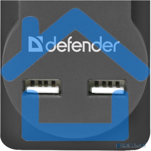 Сетевой фильтр Defender 1.8M DFS 751 5OUTL.