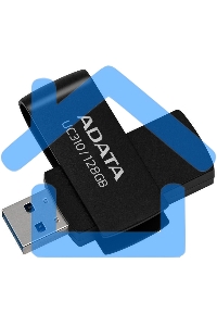 Флешка USB ADATA UC310 (UC310-128G-RBK), 128 Gb, USB 3.2 Gen 1, R/W 100/30, черный