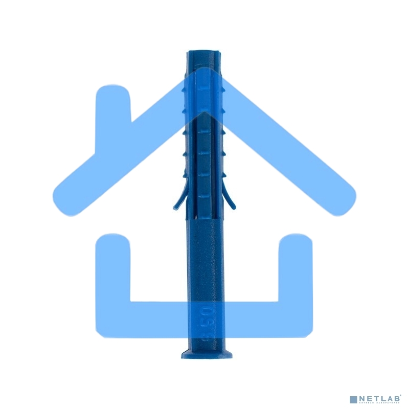 Дюбель распорный KRANZ 6х50, синий, пакет (50 шт./уп.)