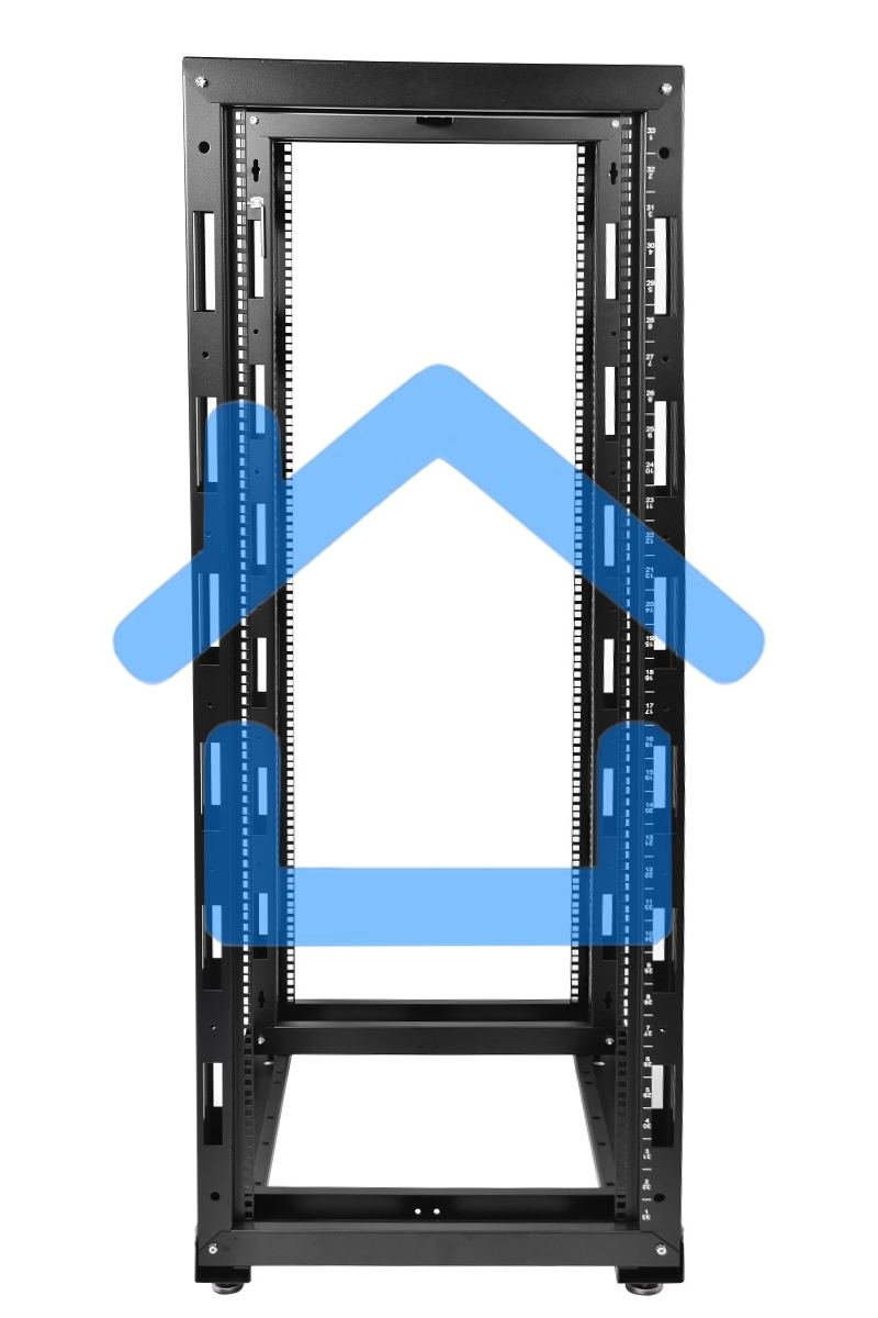 Стойка телеком. универсальная 24U двухрамная, черный (СТК-24.2-9005) !в одной коробке!
