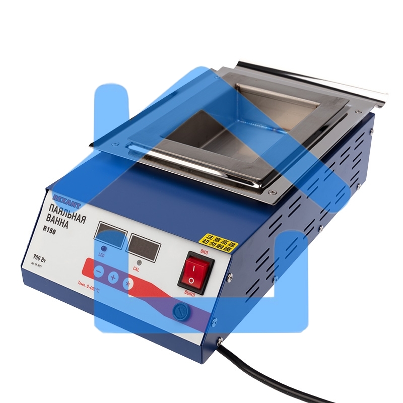 Паяльная ванна Rexant, модель R150, 900 Вт, 150х100х45 мм, 0-400 °C, цифровая