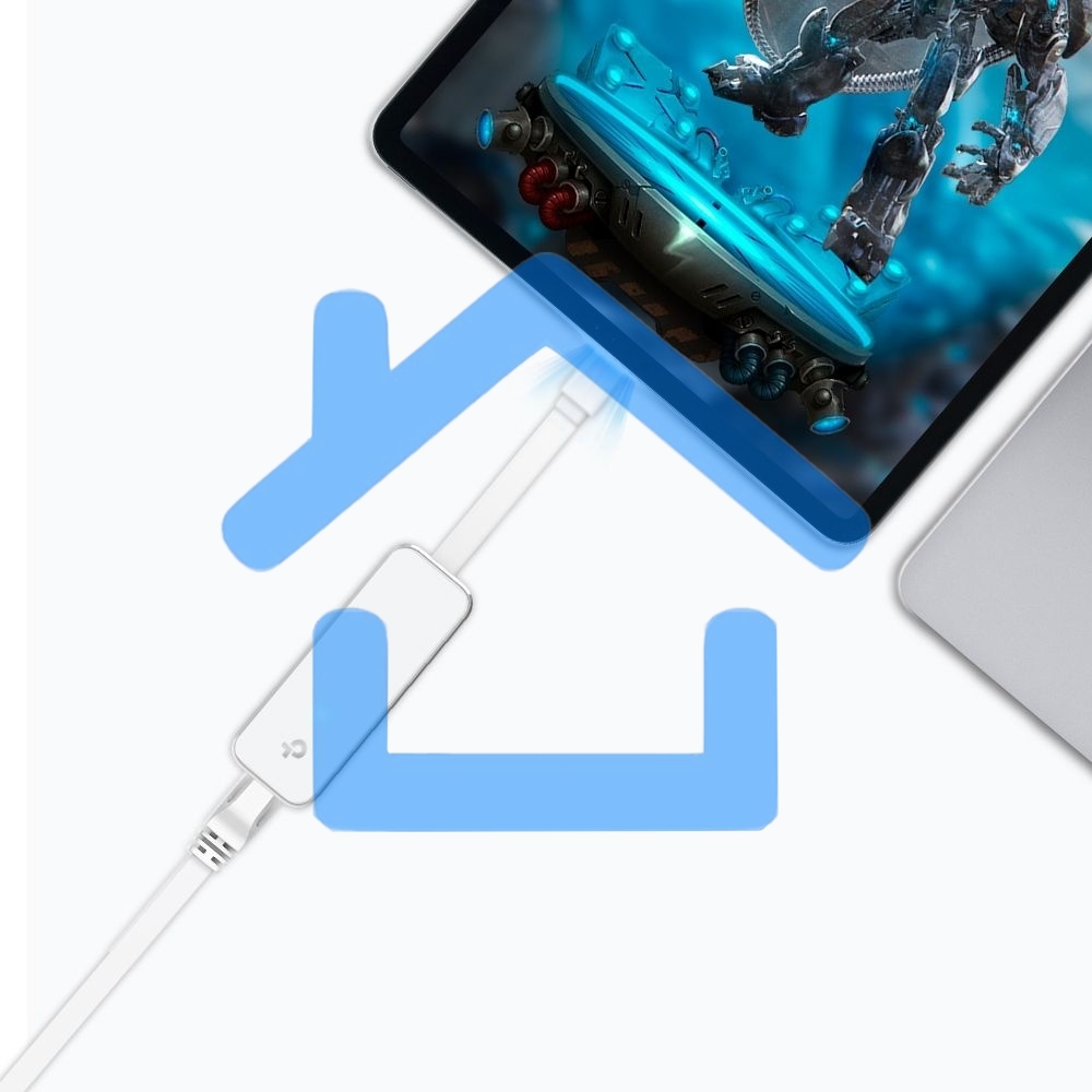 Сетевой адаптер TP-Link UE300C USB Type-C to RJ45 Gigabit Ethernet Network Adapter, USB 3.0 port, 10/100/1000 RJ45 port, Foldable,Portable and Lightweight design, Plug and Play