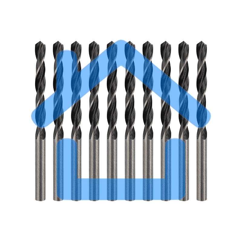 Сверло по металлу 4,0х75х43 мм HSS (10 шт. в упаковке) DIN 338 Kranz
