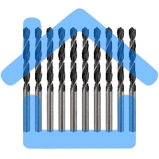 Сверло по металлу 4,0х75х43 мм HSS (10 шт. в упаковке) DIN 338 Kranz
