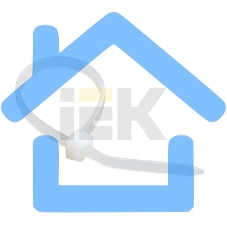 Хомут кабельный ИЭК UHH31-D088-1000-100 8.8х1000 нейл. бел. (уп.100 шт)