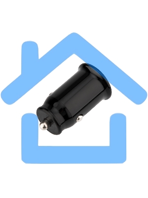 Автозарядка в прикуриватель Rexant АЗУ USB-A+USB-C, 2.4 A черный