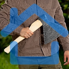 Топор Россия кованый в сборе Мясоруб, 2460/2870гр, 500 мм Ижевск 21682