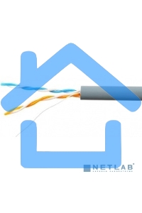 Кабель SkyNet Standart UTP indoor 2x2x0,48, медный, FLUKE TEST, кат.5e, однож., 100 м, box, серый