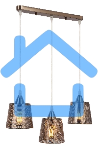 Светильник Hiper Wink H229-3 подвес. цв.св.:белый бронзовый